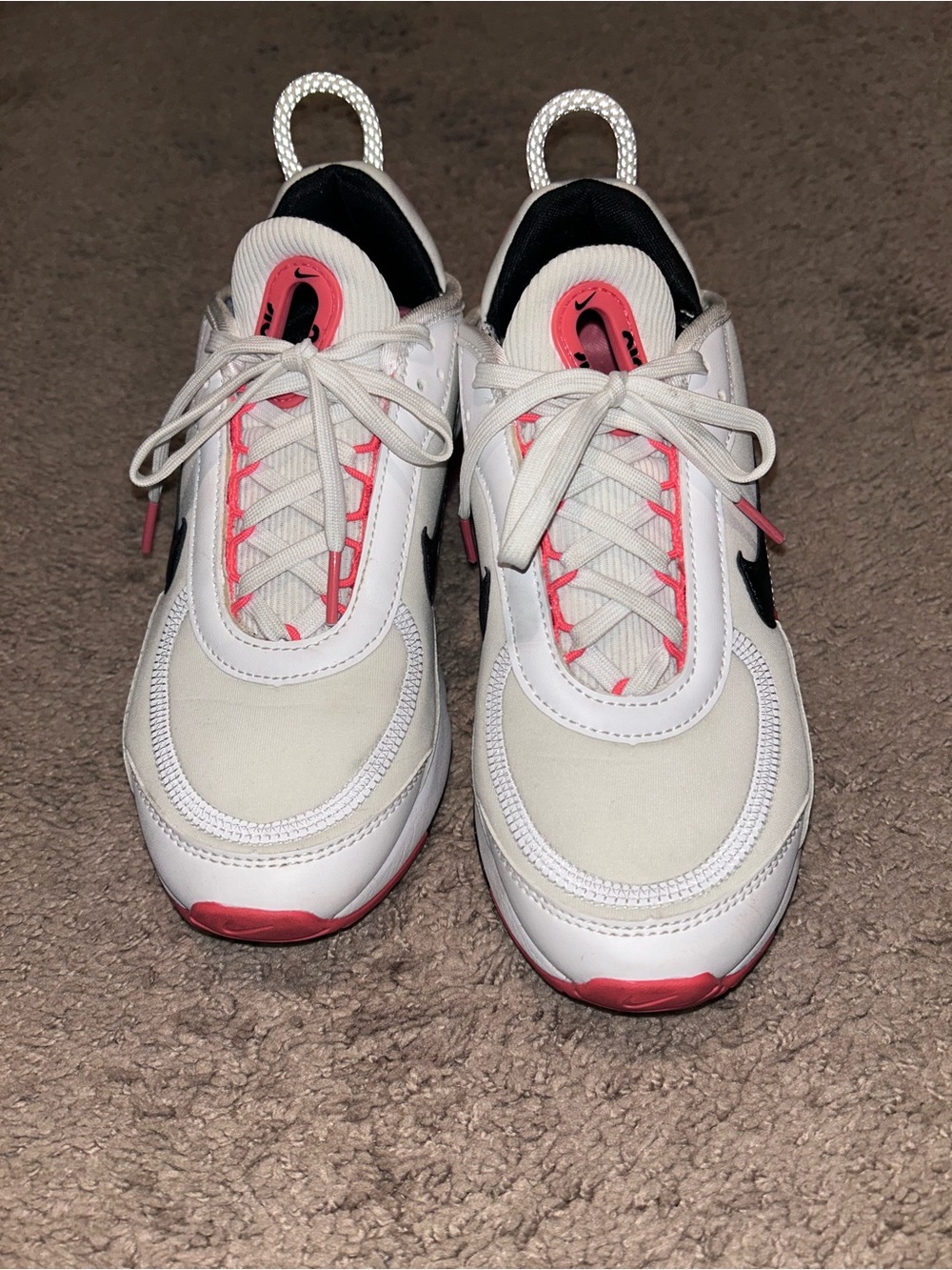 Nike Women’s White and Pink Air Max